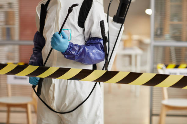 Professional Biohazard technician working in Scranton, AR
